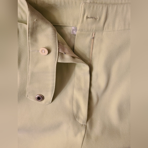 Bette & Court size 16 lime green capri pants - Picture 8 of 9